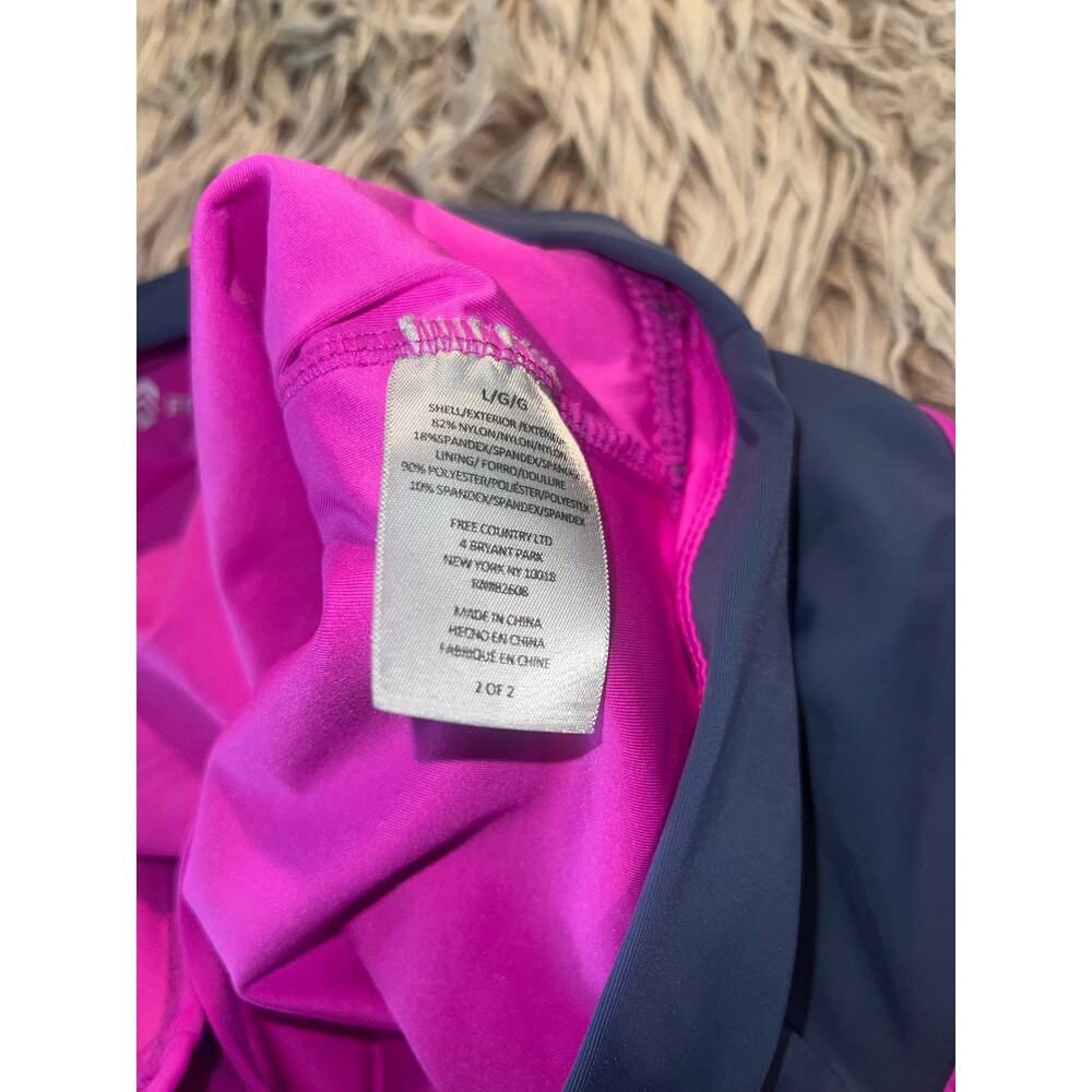 Free country women’s blue & pink athletic short - Picture 9 of 9